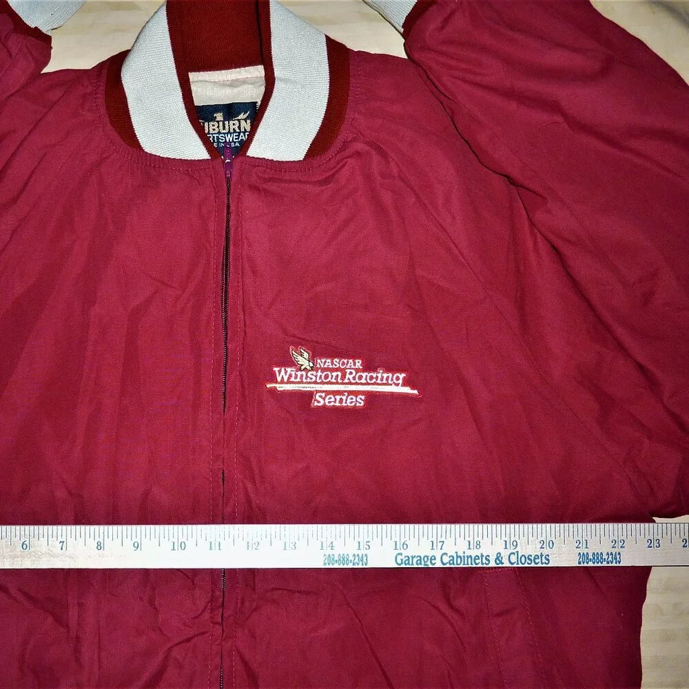 NASCAR Winston Racing Series jacket vintage Auburn Sportswear Made in USA 1980s